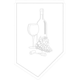 Тканинна манжета для вина Mank / 100x65 мм /150 шт. / крапельниця для крапельниці (Біла)