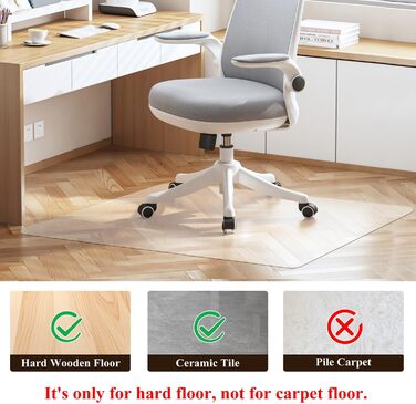 Підкладка під офісний стілець ShareWin 120x150 см - захист підлоги, антиковзаюча, для офісу та дому