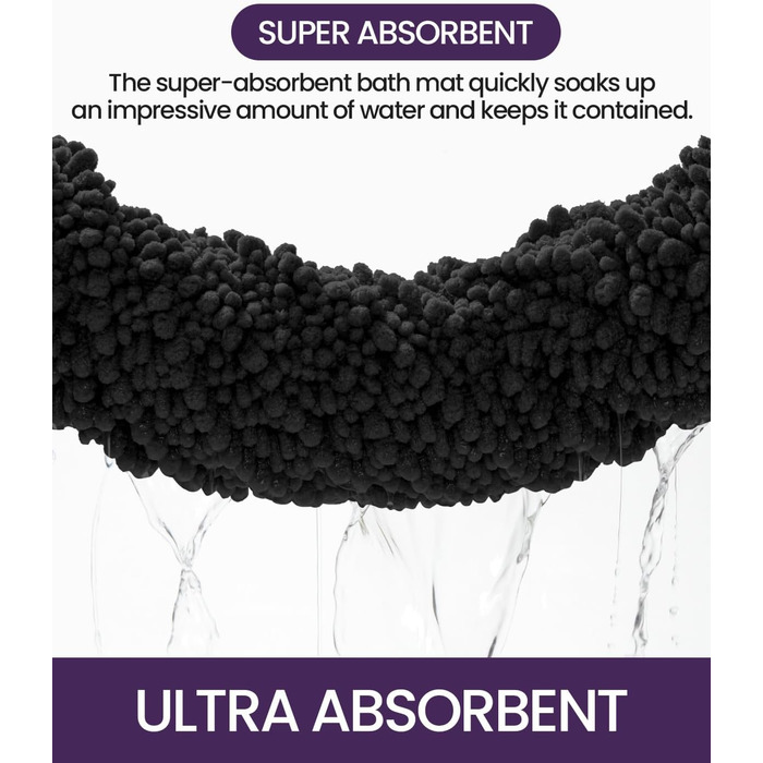 Килимок для ванної кімнати DEXI, м'який, поглинаючий, з бавовняного жакарду, антиковзний, для ванни, душу, аксесуари для ванної кімнати, декор, 50,8 x 81,3 см, оливковий