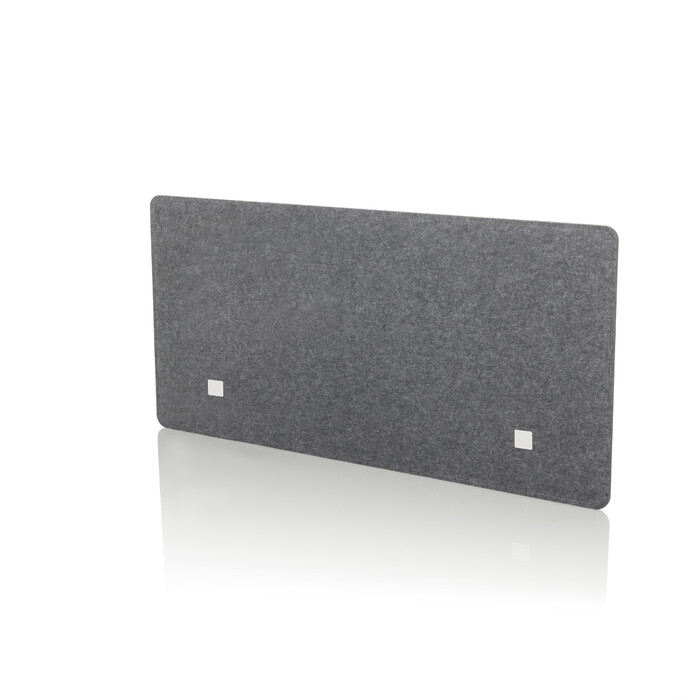 Звукоізолююча перегородка на стіл FLEXMIUT 3D 120x60x1 PET сірий hjh OFFICE