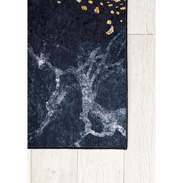 Килим для дому Mazovia Modern Rug 160х230 см чорносіро-золотий