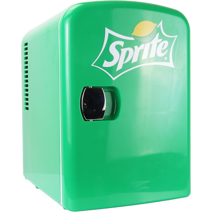 Міні-холодильник Coca Cola Sprite 4L для спальні, 6 банок: продукти, напої, діти, дім, авто, подорожі, 12V, переносний, зелений