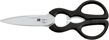 Набір ножів WMF Classic Line з блоком, 6 предметів, з лезами з нержавіючої сталі, точилка, ножиці, дерев'яний блок з дуба