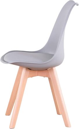 DEYARNA HOME Комплект обідньої групи: стіл та 4 стільці, обідній стіл з МДФ, стільці з велюру, сучасний кухонний стіл (Білий/Рожевий, 80*80*75 см)