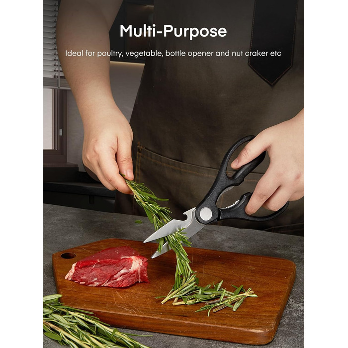 Набір ножів FOHERE 14 предметів з автозаточкою, кухонний набір з нержавіючої сталі, професійний, з ергономічними ручками