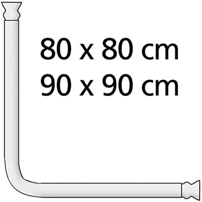 Душова штанга WENKO Angle, 3 комбінації, свердління, в т.ч. кріплення, нержавіюча сталь, хром срібло