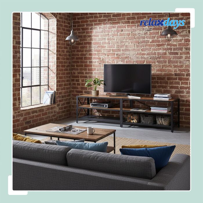 Тумба під телевізор Relaxdays з 4 відділеннями