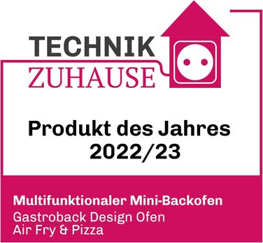 Багатофункціональна піч GASTROBACK #42815: піч для піци, фритюрниця, міні-печі, гриль, сушарка, 22 л, 1680 Вт