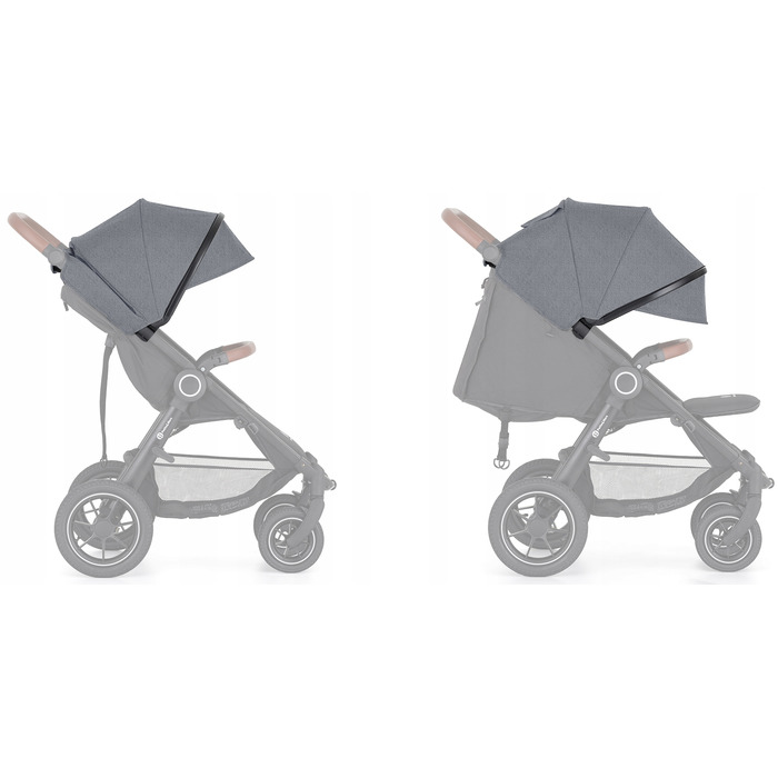 Дитячий прогулянковий візок Petite&Mars Street 2 Air Oak Ultimate Grey