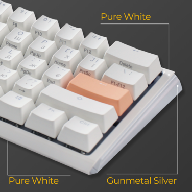 Механічна клавіатура Ducky One 3 Mini Cherry MX Brown RGB White UA
