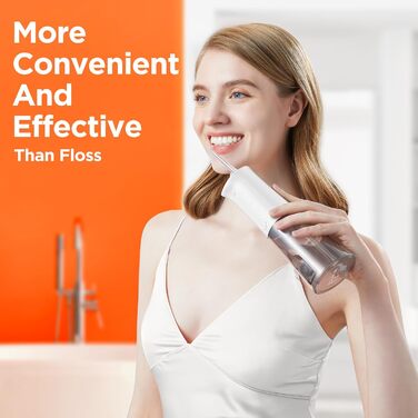 Комбінований набір: Іригатор для рота та електрична зубна щітка Bitvae, 3 режими & 5 рівнів тиску, бездротовий, з 4 насадками для щітки та 4 насадками для іригатора, чорний