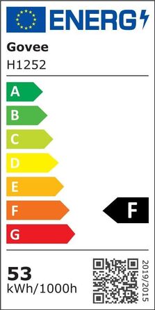 Стельовий світильник Govee RGBICWW Pro LED, 55W, 4800лм, диммований, круглий (45.5 см), розумна підсвітка