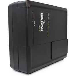 UPS Tecnoware ERA PLUS DC: Джерело безперебійного живлення для відеоспостереження та Wi-Fi, Powerbank 8800mAh, POE 24V/48V, захист від перепадів напруги та відключень до 240 хв