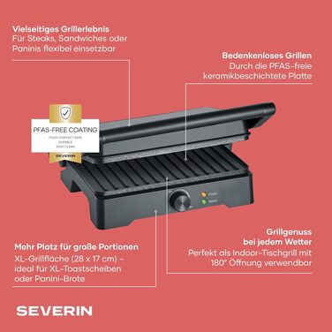 Контактний електрогриль 3-в-1 Severin Flex Multigrill XL, 2000W