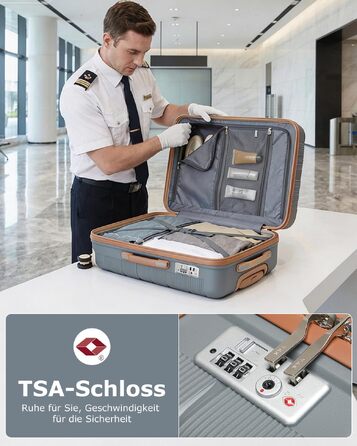 Великий дорожній валіза British Traveer з поліпропілену (PP), жорсткий корпус, з TSA-замком