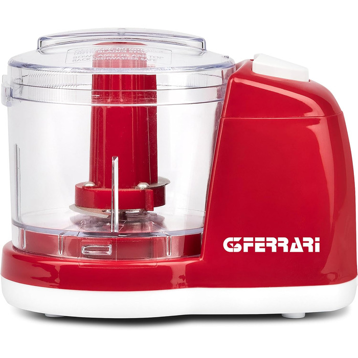 Подрібнювач G3 Ferrari Realmix 2, 150 Вт, 350 мл, нержавіючі леза, червоний