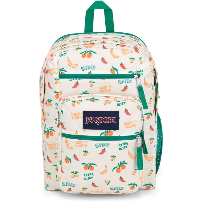 Рюкзак JanSport Big Student Five A Day Cream, великий шкільний кремовий