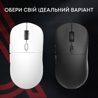 Бездротова миша Ajazz x Nacodex NJ07 MC White (NJ07-MC-W)