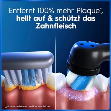 Електрична зубна щітка Oral-B iO Series 5, Matt Black (чорна матова), 1 щітка + 3 смінні насадки та футляр