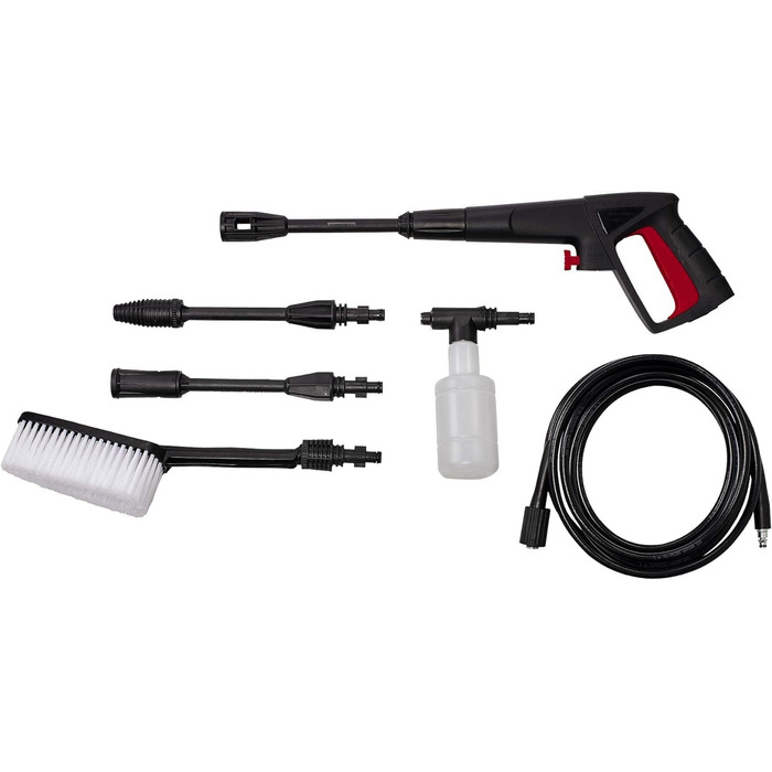 Мийка високого тиску Einhell TC-HP 130 (1500 Вт, 130 бар, модульна система Quick-Couple, шланг, пістолет, ланц, насадки, щітка, контейнер для миючого засобу)