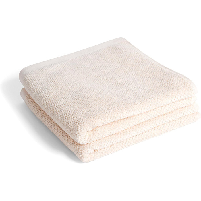 Рушники для ванної Herzbach Home Spa, 50x100 см, 100% бавовна, кремові, набір