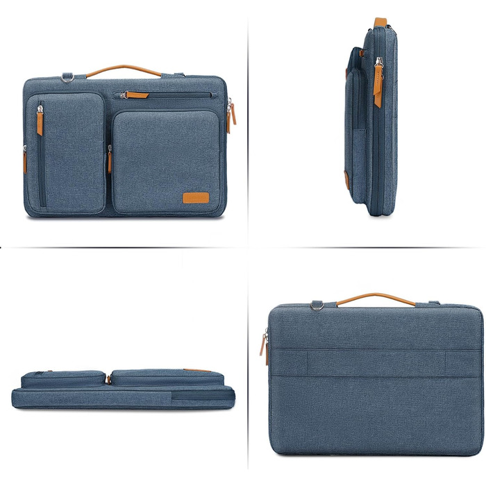 Чохол-сумка для ноутбука MOSISO 360° захисна сумка для MacBook Pro M1 M2 M3 M4 M5, Lenovo, HP (14 дюймів, колір Haze Blue)