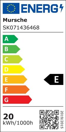 Дзеркало для ванної кімнати Mursche з підсвічуванням LED, 50x70 см, IP44, сенсорний вимикач, годинник, антизапар, регулювання яскравості 3000K-6500K