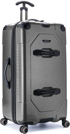 Валіза Trunk Traveler's Choice Maxporter II, 30'', жорсткий корпус із полікарбонату, на спінінгових колесах, сіра
