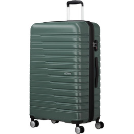 Валіза American Tourister Flashline Spinner L 78 см, 100/109 л, зелена (Dark Forest), жорсткий корпус
