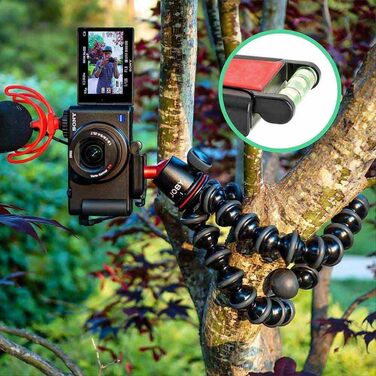 Гнучкий штатив JOBY GorillaPod 3K Kit з кульовою головкою для дзеркальних та бездзеркальних камер, навантаження до 3 кг, чорний, виробництво Італія