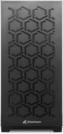 Корпус для ПК Sharkoon MS-Y1000 Black Micro-ATX, чорний, для ігрових та офісних комп'ютерів