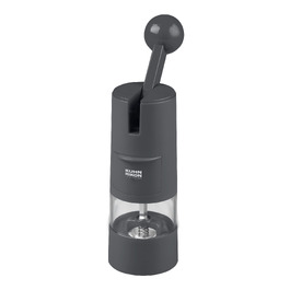 Набір млинків для солі та перцю KUHN RIKON Ratchet Grinder, ручний млинок для спецій з регульованим керамічним механізмом, сірий
