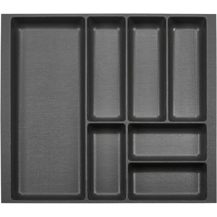 Вставка для столових приборів Orga-Box 2, антрацит, з текстурою Canvas, 461x509 мм, для шухляди Nobilia 60 см до 07/2012