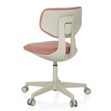 Дитячий письмовий стілець / дитячий стілець KID CLASSIC тканина рожевий hjh OFFICE