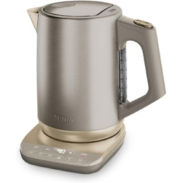 Електричний чайник Ninja Perfect Temperature, 1.7 л, Stonegold, з функцією швидкого кип'ятіння та 6 температурними режимами, Warmhaltefunktion, KT201EUSTGD