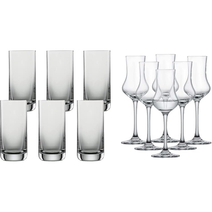 Пивний кухоль SCHOTT ZWIESEL Convention 0,2 л (набір з 6 штук), простий пивний келих Pilsner, келихи з тританового кришталю, які можна мити в посудомийній машині, виробництво Німеччина (артикул 175500) (пивний келих - 0,32 л, набір Classico Digestif (nab)