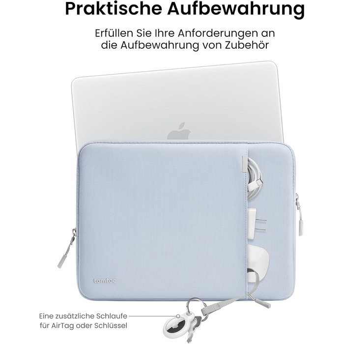Захисний чохол-сумка tomtoc 360° для MacBook Air 15