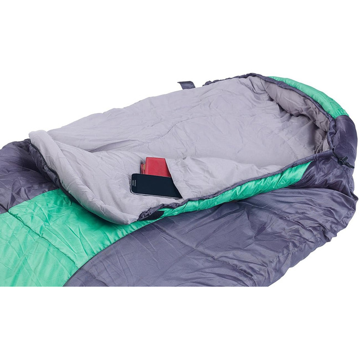 Спальний мішок Semptec Urban Survival Technology мумія для кемпінгу, 3-сезонний, 400 г/м², 230x85x70 см, компактний, для намету і туристичних походів
