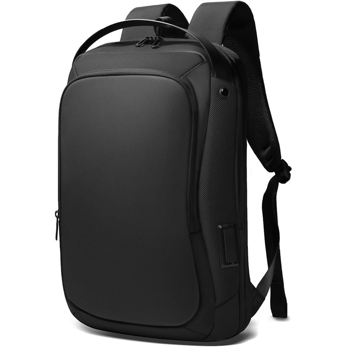 Чоловічий водонепроникний рюкзак HEROIC KNIGHT для ноутбука 15.6" з USB, антивор, діловий, для подорожей, роботи, університету, чорний