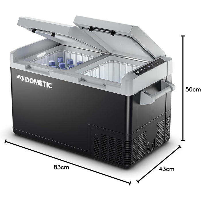 Автомобільний холодильник Dometic CFF20 21л (12/24V, 100-240V) - компресорний, для авто, кемпінгу, вантажівок, яхт. Діапазон температур: +20°C до -18°C