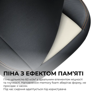Крісло ігрове Anda Seat Kaiser 3E Dark Grey Fabric Size XL