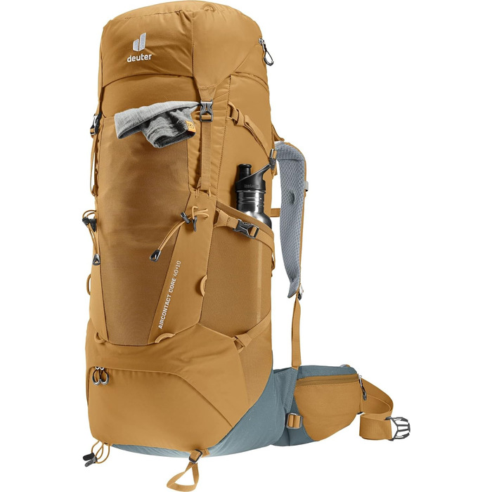 Рюкзак Deuter Aircontact Core 40+10 л для трекінгу, унісекс, мигдально-бірюзовий