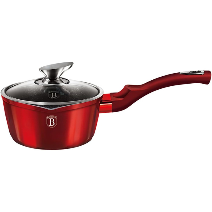 Каструля Berlinger Haus Metallic Line BH-1525N, 16 см, бордова