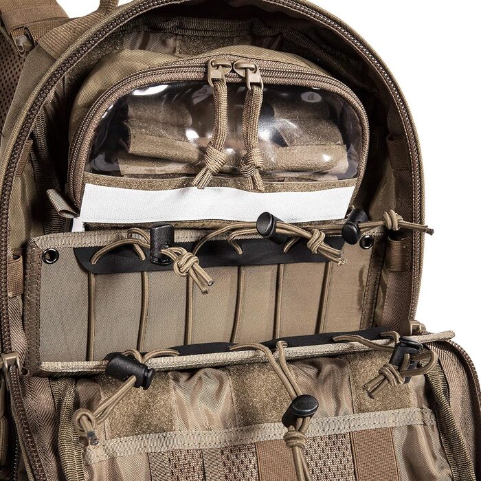 Рюкзак для медицини Tasmanian Tiger TT Medic Assault Pack MK II S, тактичний, порожній, для екстреної допомоги, подорожей, рятувальників, туризму, велоспорту, outdoor, колір койот
