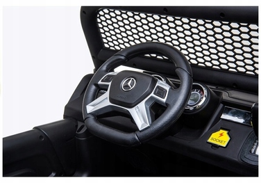 Дитяче електромобіле Mercedes Unimog, чорний, LEAN CARS