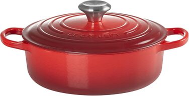 Гусятниця Le Creuset з чавуну, 24 см, вишнева, преміум якість