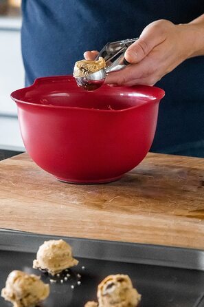 Ложка для морозива та тіста KitchenAid з порційним механізмом, нержавіюча сталь, кольорова