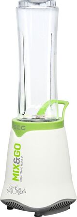 Смузі-мейкер ECG SM 3510 Mix&Go, 350 Вт, пластик, біло-зелений