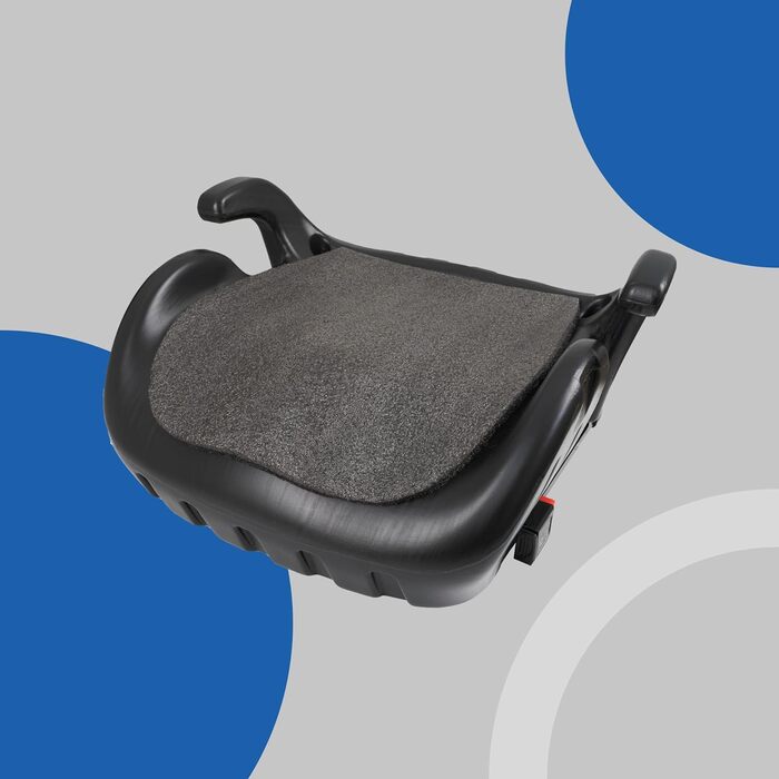 Дитяча автокрісло-підставка PETEX Max Plus з Isofix, i-Size ECE R129, для дітей 7-12 років, зріст 125-150 см, червона
