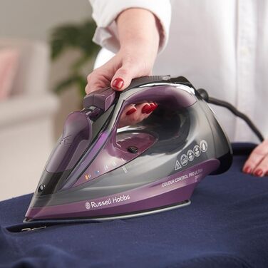 Праска парова Russell Hobbs 2800 Вт з керамічною підошвою, антикальцевим захистом та функцією самоочищення